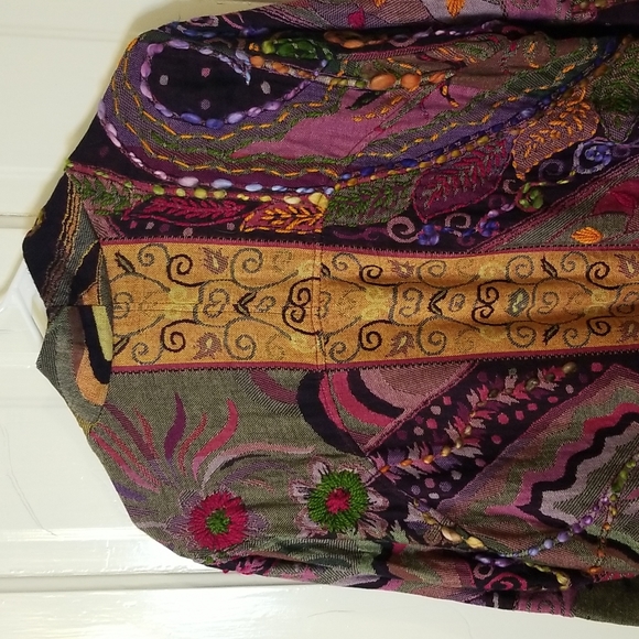 Soft surroundings embroidered jacket - Picture 6 of 13